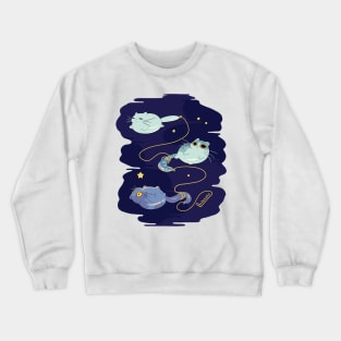 Ballooncats in Space Crewneck Sweatshirt